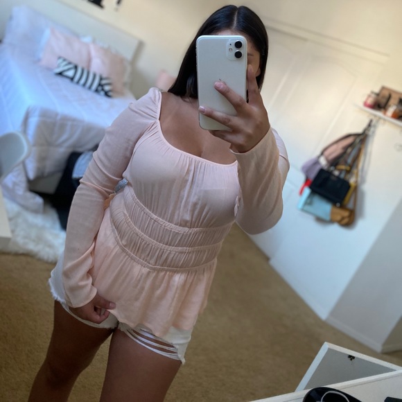 Pink PacSun blouse - Picture 1 of 2